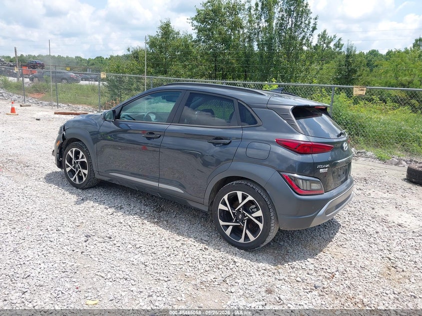 2022 HYUNDAI KONA auction photo 3