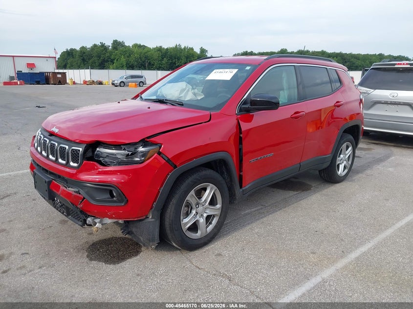 Vin: 3c4njdbn7pt548576, lot: 45963307, jeep compass latitude 4x4 20232