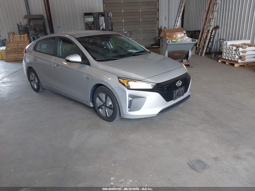 Vin: kmhc65lc3ku108022, lot: 45963330, hyundai ioniq hybrid blue 2019 img_1