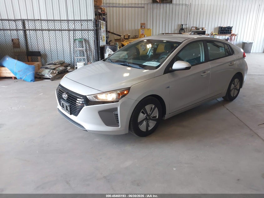 Vin: kmhc65lc3ku108022, lot: 45963330, hyundai ioniq hybrid blue 20192