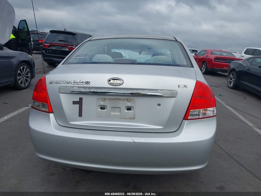 2008 Kia Spectra Ex VIN: KNAFE121885511412 Lot: 45465232