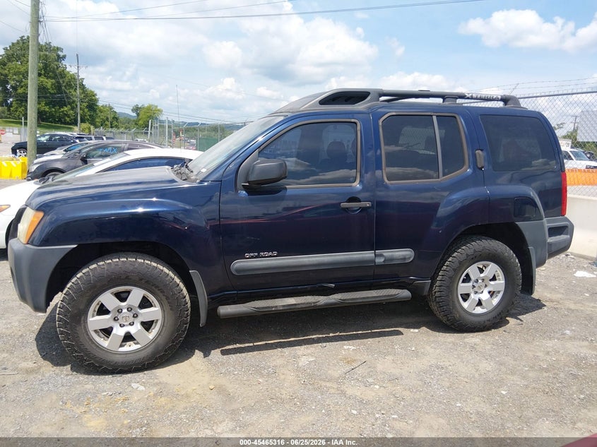2007 Nissan Xterra Off Road VIN: 5N1AN08W67C511943 Lot: 45465316