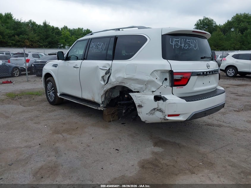 Vin: jn8ay2bb9p9837296, lot: 45963538, nissan armada sl 4wd 20233
