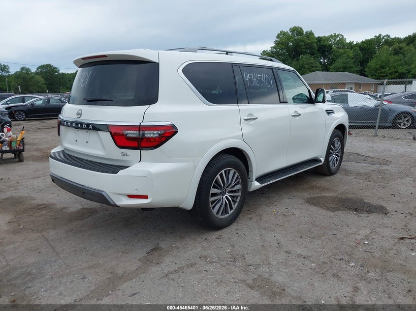 Vin: jn8ay2bb9p9837296, lot: 45963538, nissan armada sl 4wd 20234
