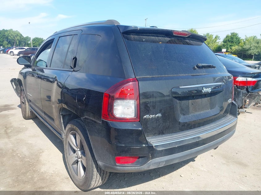 Vin: 1c4njdeb7gd799685, lot: 45963551, jeep compass high altitude edition 20163