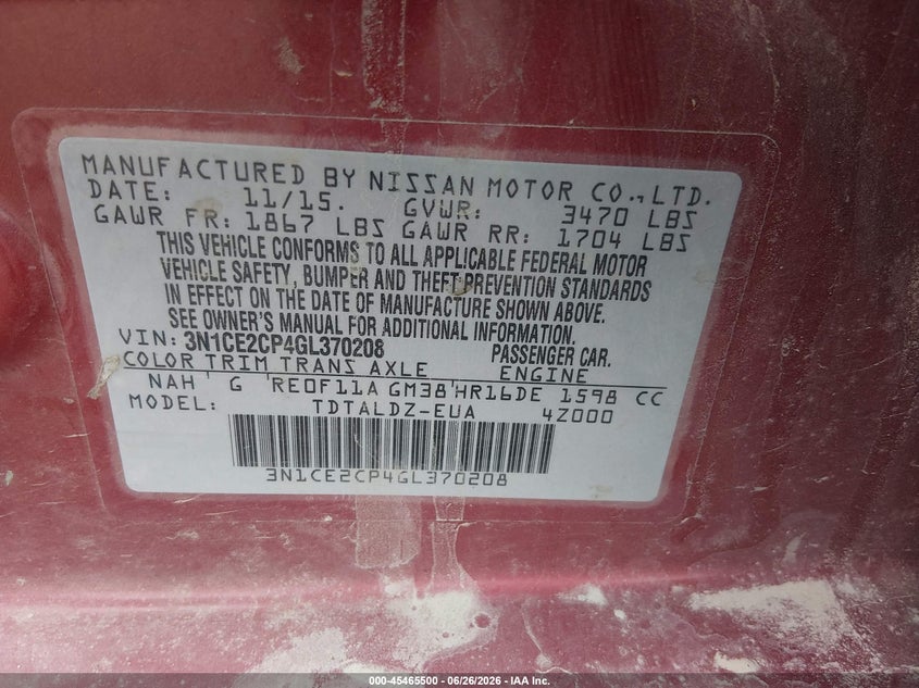 AtlanticExpress - Nissan Versa Note