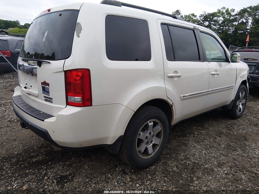 Vin: 5fnyf4h91bb040782, lot: 45963653, honda pilot touring 20114