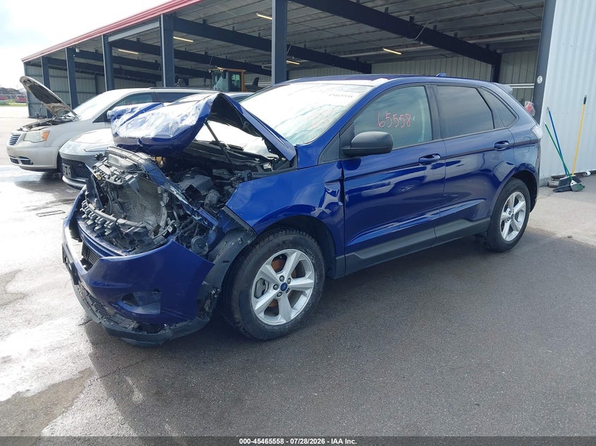 Vin: 2fmtk3g99fbb51919, lot: 45963695, ford edge se 20152