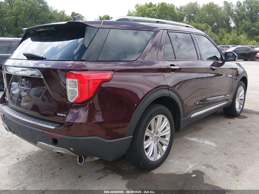 Vin: 1fm5k8fw9nna04550, lot: 45963733, ford explorer limited 20224