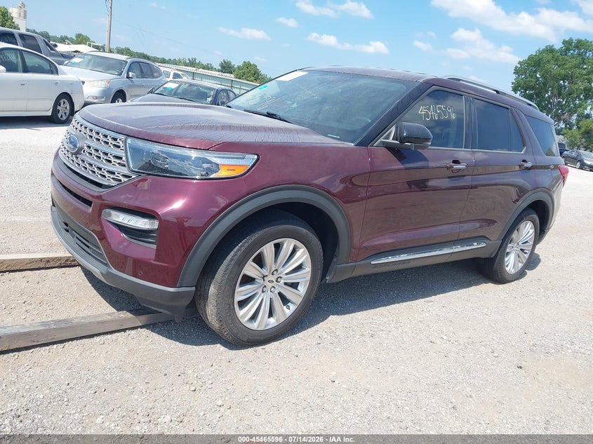 Vin: 1fm5k8fw9nna04550, lot: 45963733, ford explorer limited 20222