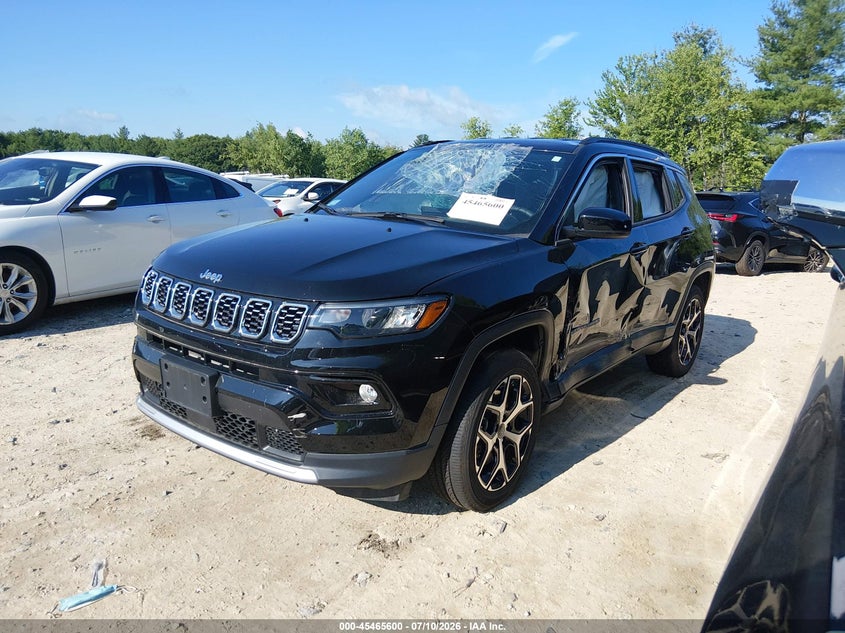 2025 Jeep Compass, По кругу, IAAI, VIN 3C4NJDCN8ST504657 — фото 2