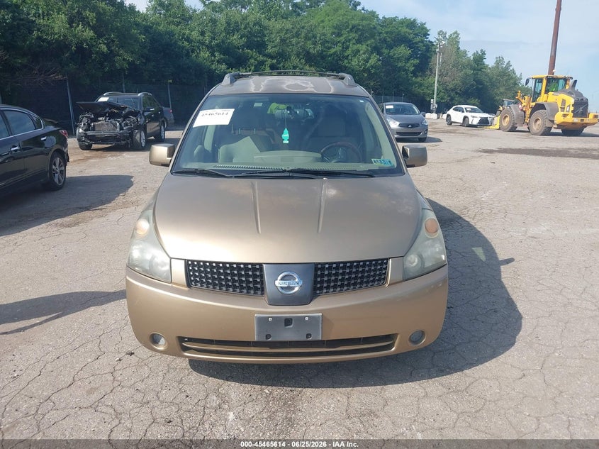 2004 Nissan Quest S/Se/Sl VIN: 5N1BV28U34N310290 Lot: 45465614