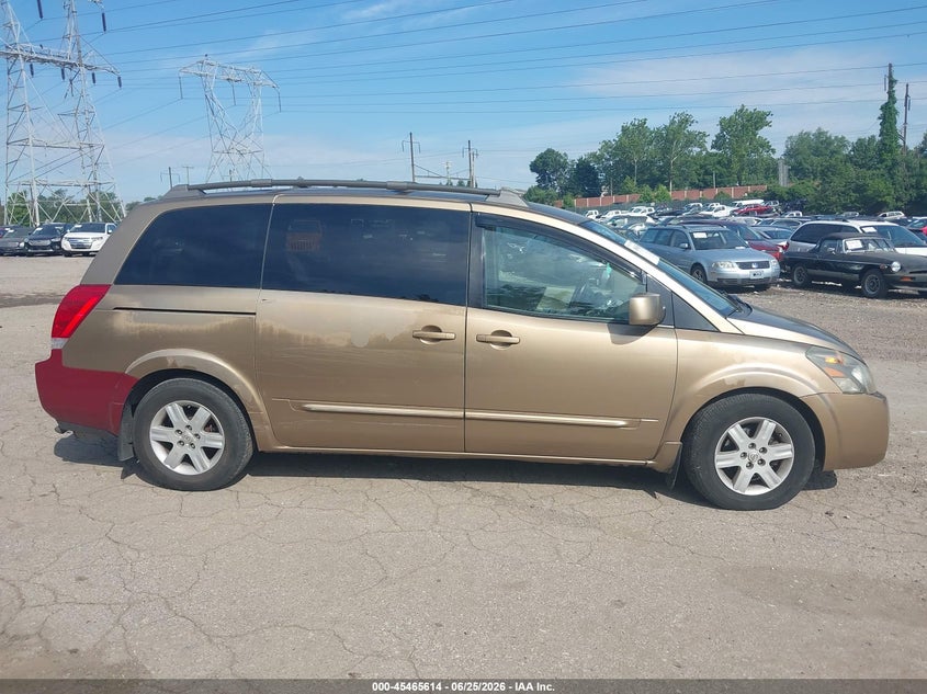2004 Nissan Quest S/Se/Sl VIN: 5N1BV28U34N310290 Lot: 45465614