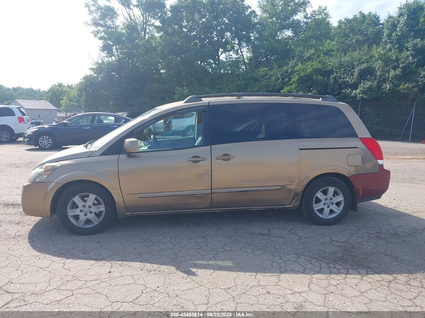2004 Nissan Quest S/Se/Sl VIN: 5N1BV28U34N310290 Lot: 45465614