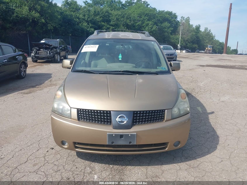 2004 Nissan Quest S/Se/Sl VIN: 5N1BV28U34N310290 Lot: 45465614