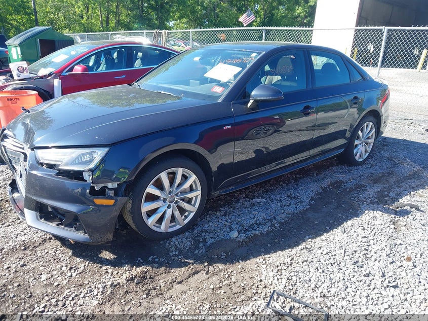 Vin: waudnaf46ja135379, lot: 45963866, audi a4 2.0t premium/2.0t tech premium 20182