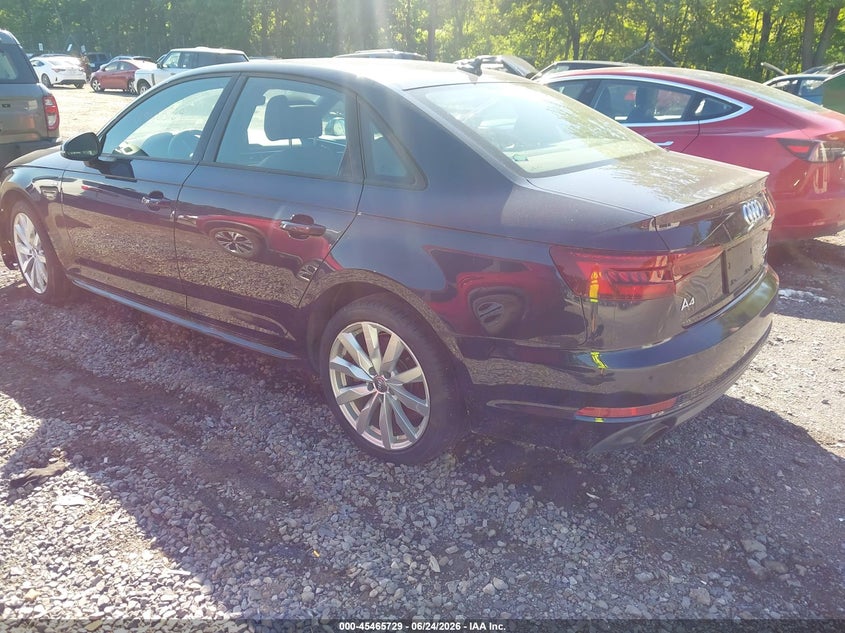 Vin: waudnaf46ja135379, lot: 45963866, audi a4 2.0t premium/2.0t tech premium 20183