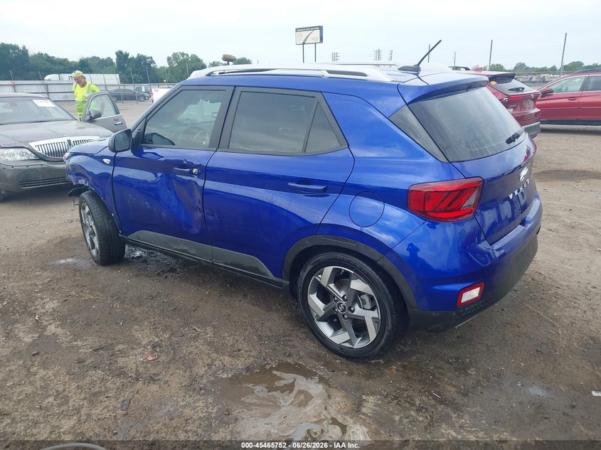 Vin: kmhrc8a33su375975, lot: 45963889, hyundai venue sel 20253