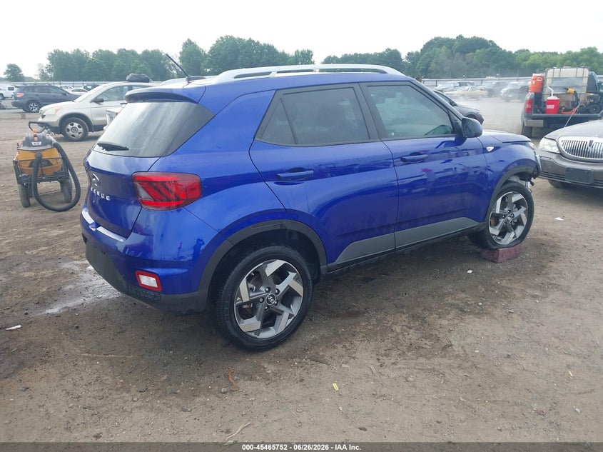 Vin: kmhrc8a33su375975, lot: 45963889, hyundai venue sel 20254