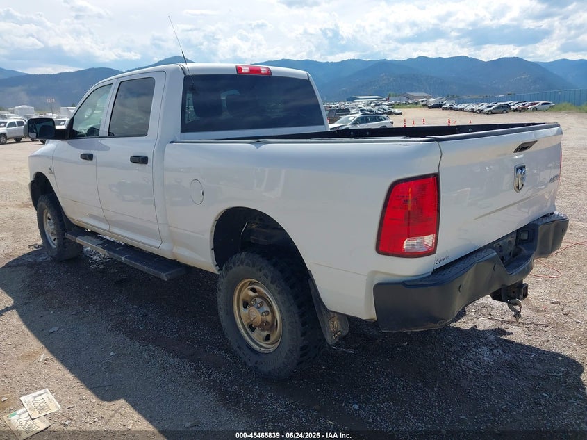 Vin: 3c6ur5cl0hg685674, lot: 45963976, ram 2500 tradesman  4x4 6'4 box 20173