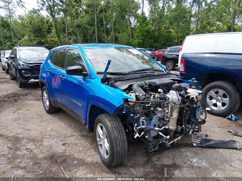 Vin: 3c4njdan7pt535439, lot: 45963989, jeep compass sport 4x4 2023 img_1
