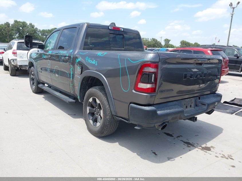 Vin: 1c6srflt4ln118946, lot: 45963997, ram 1500 rebel  4x4 5'7 box 20203