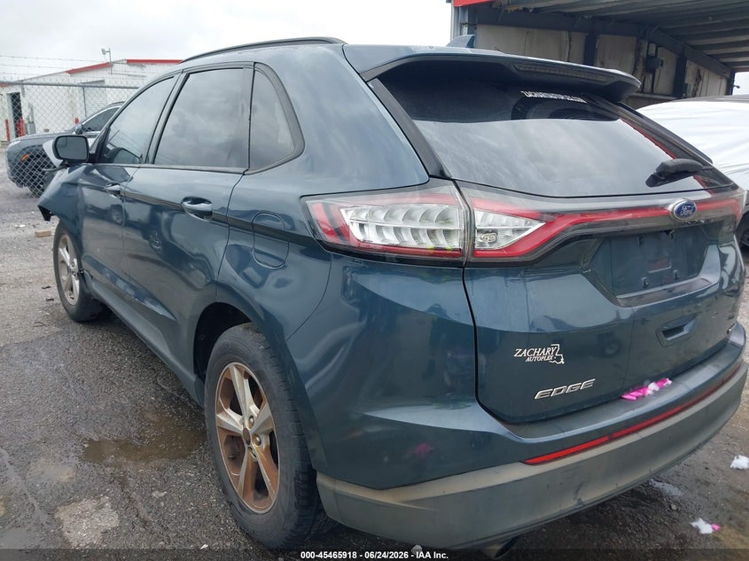 Vin: 2fmpk3g96gbb51301, lot: 45964055, ford edge se 20163