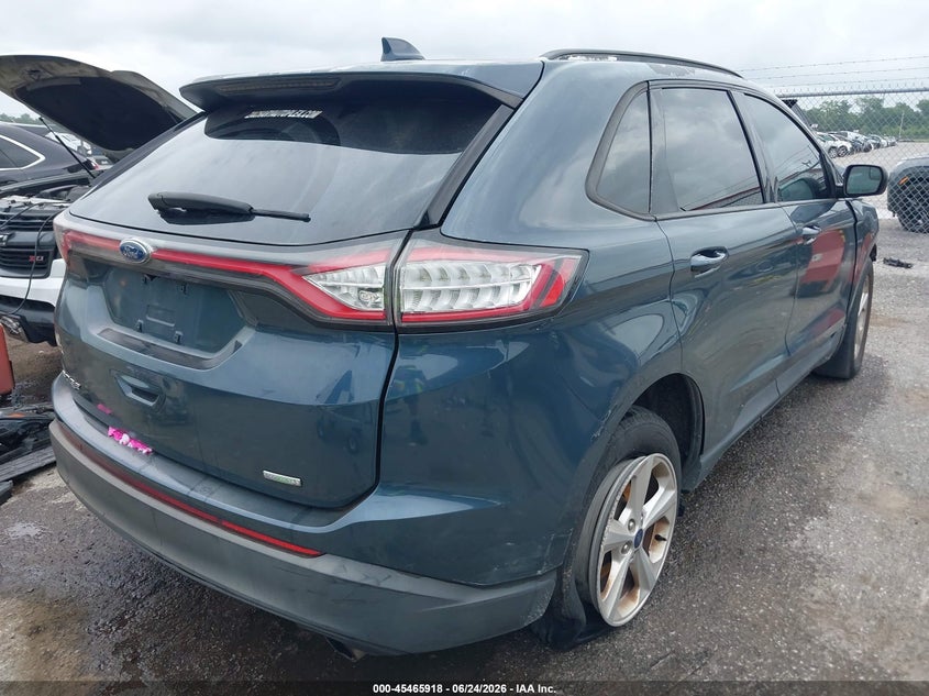 Vin: 2fmpk3g96gbb51301, lot: 45964055, ford edge se 20164