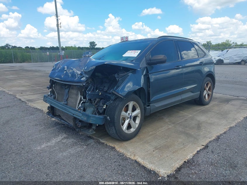 Vin: 2fmpk3g96gbb51301, lot: 45964055, ford edge se 20162