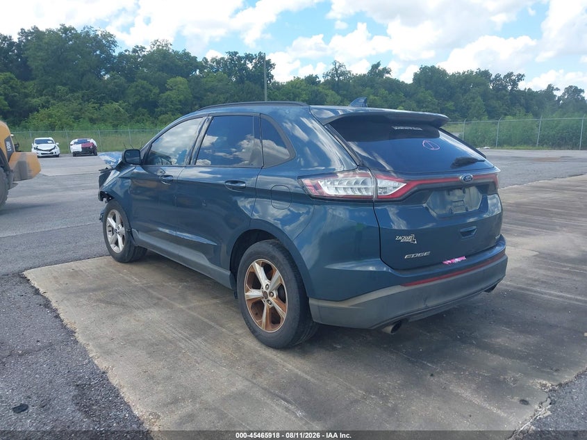Vin: 2fmpk3g96gbb51301, lot: 45964055, ford edge se 20163