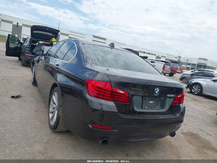 Vin: wba5b1c53ed483655, lot: 45964069, bmw 535i 20143