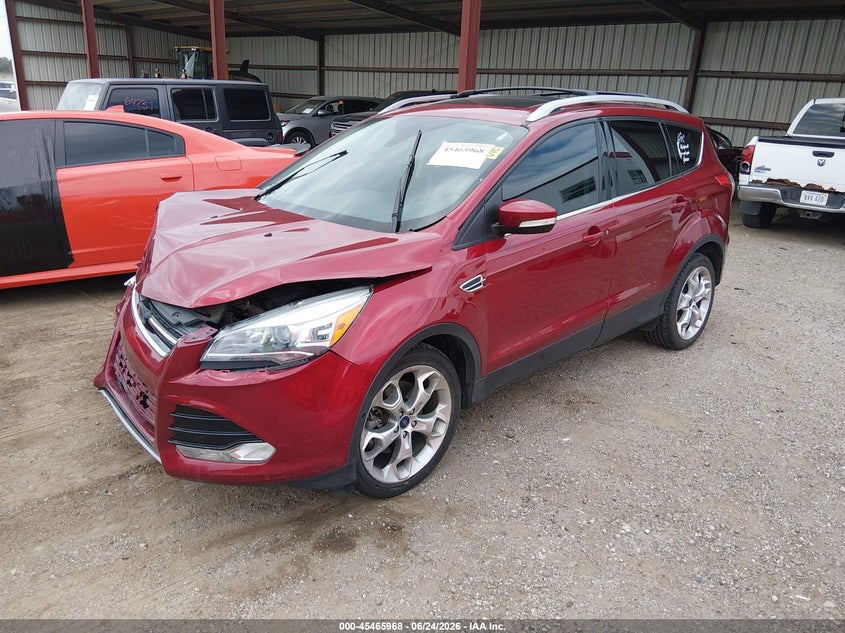 Vin: 1fmcu9j91fub80847, lot: 45964106, ford escape titanium 20152