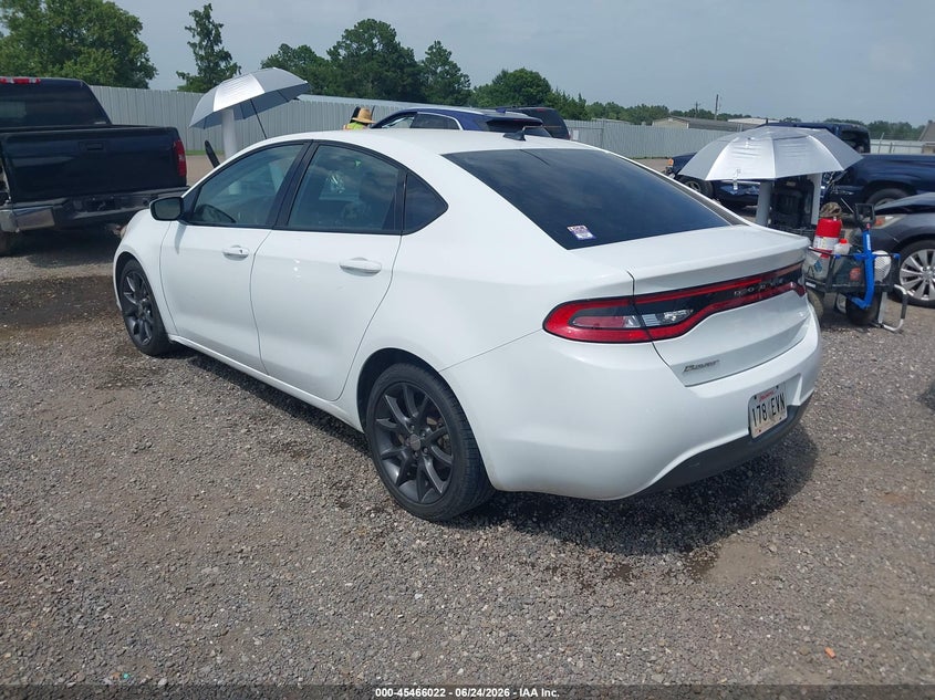 Vin: 1c3cdfaa5fd375366, lot: 45964160, dodge dart se 20153