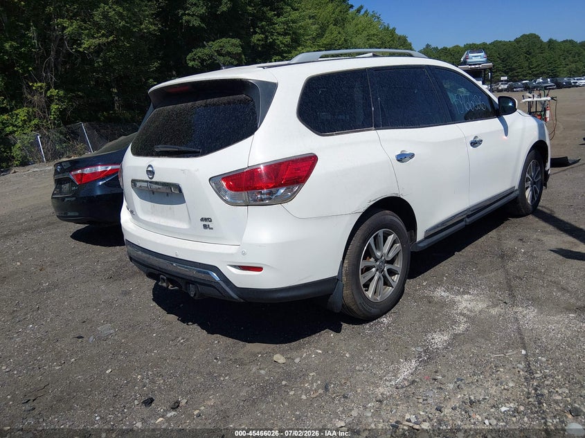 Vin: 5n1ar2mm5dc675443, lot: 45964164, nissan pathfinder sl 20134