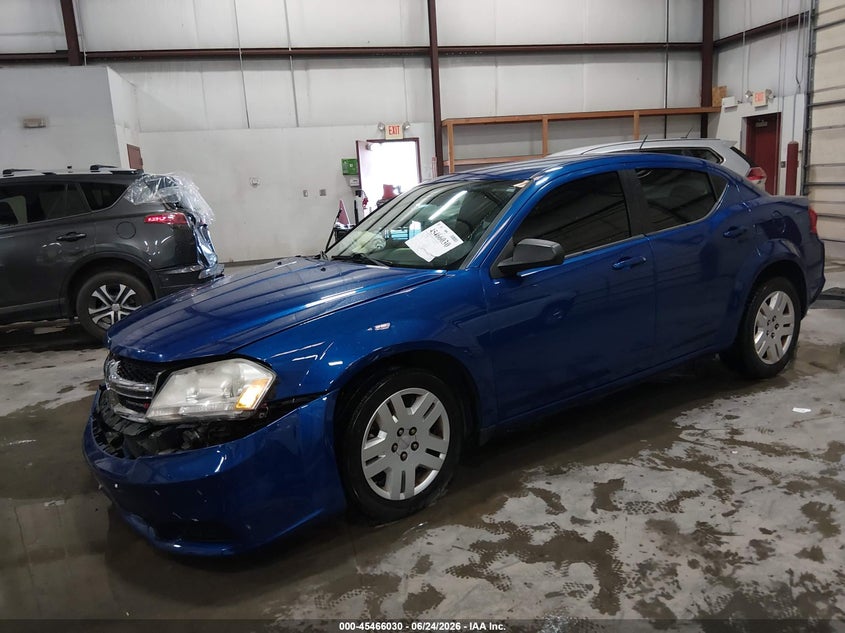 2012 Dodge Avenger Se 1C3CDZAB8CN259661 photo 1