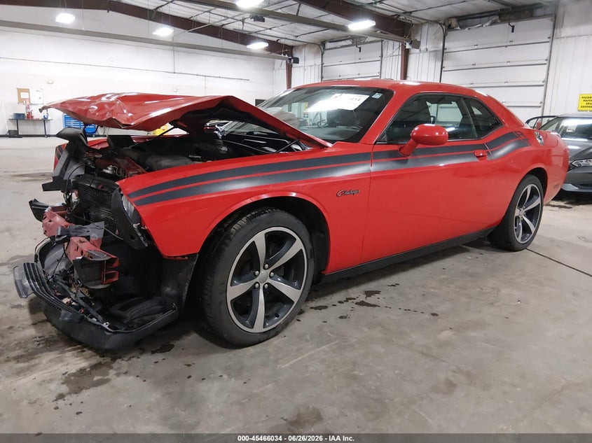 Vin: 2c3cdybt5eh139510, lot: 45964171, dodge challenger r/t classic 20142