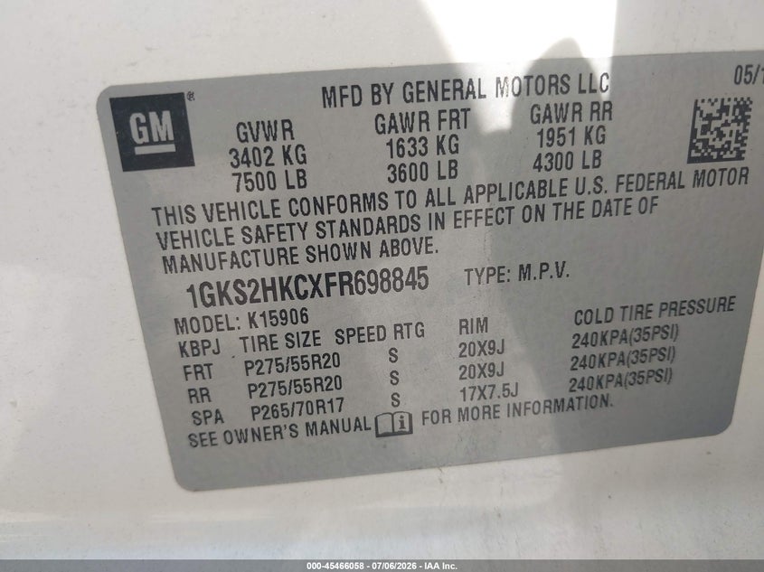 GMC YUKON XL 1500 - zdjęcie 9