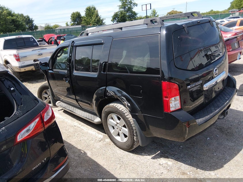 Vin: 5n1ar1nb0cc620646, lot: 45964205, nissan pathfinder sv 20123
