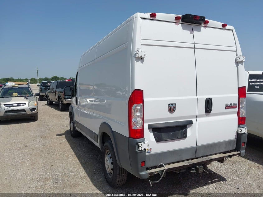 Vin: 3c6trvbg7ge136998, lot: 45964223, ram promaster 1500 20163