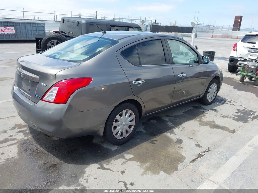 Vin: 3n1cn7ap2cl854842, lot: 45964244, nissan versa 1.6 sv 20124