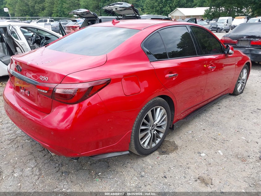 2022 INFINITI Q50 auction photo 4