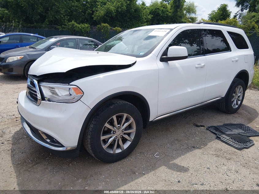 Vin: 1c4rdjag8jc312676, lot: 45964265, dodge durango sxt awd 20182