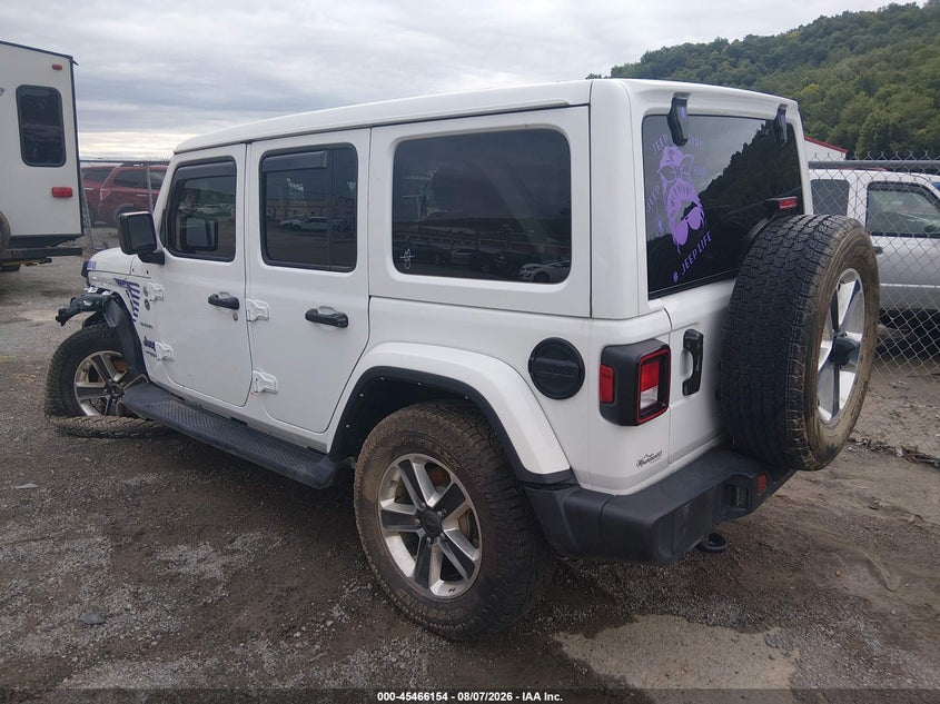 JEEP WRANGLER UNLIMITED 2022 VIN 1C4HJXEG7NW245705