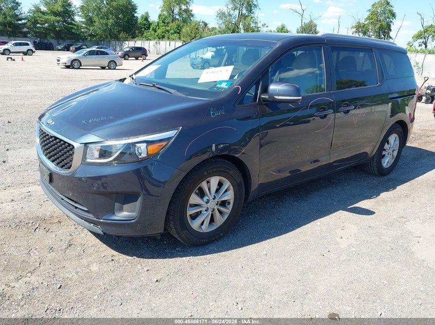 2016 Kia Sedona Lx KNDMB5C15G6188860 photo 1