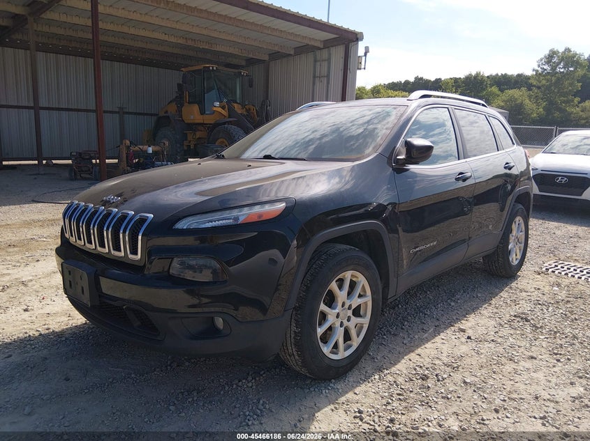 2016 Jeep Cherokee, Левый зад, IAAI, VIN 1C4PJMCB3GW112508 — фото 2
