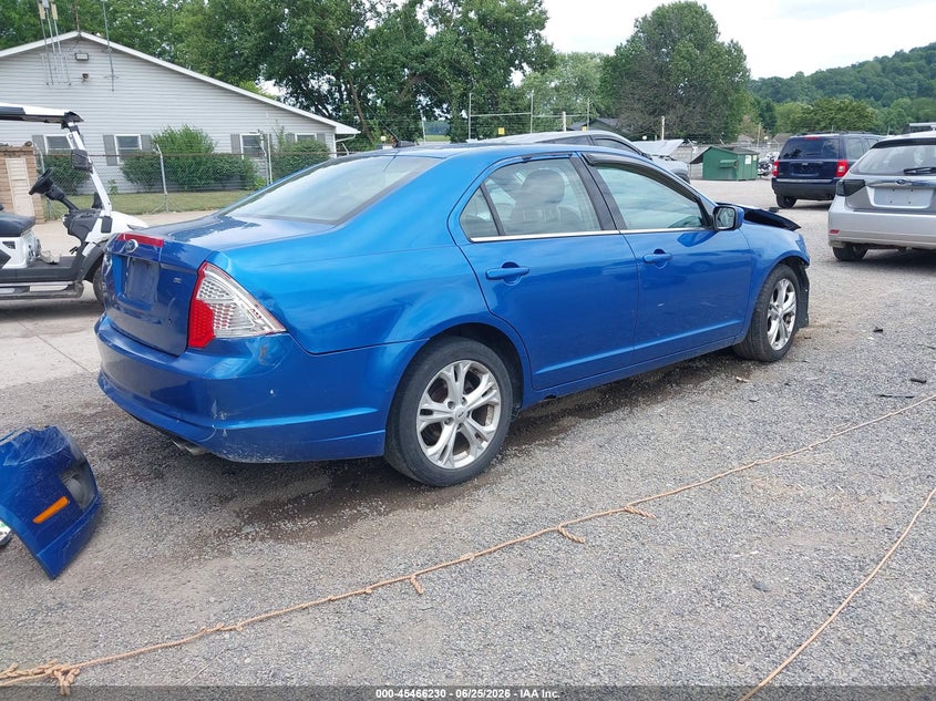 2012 FORD FUSION auction photo 4