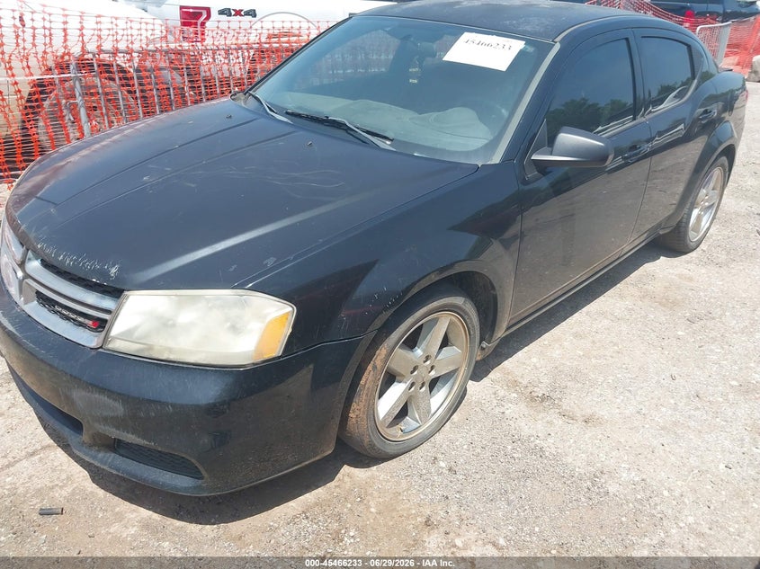 2012 Dodge Avenger Se VIN: 1C3CDZAB6CN231695 Lot: 45466233