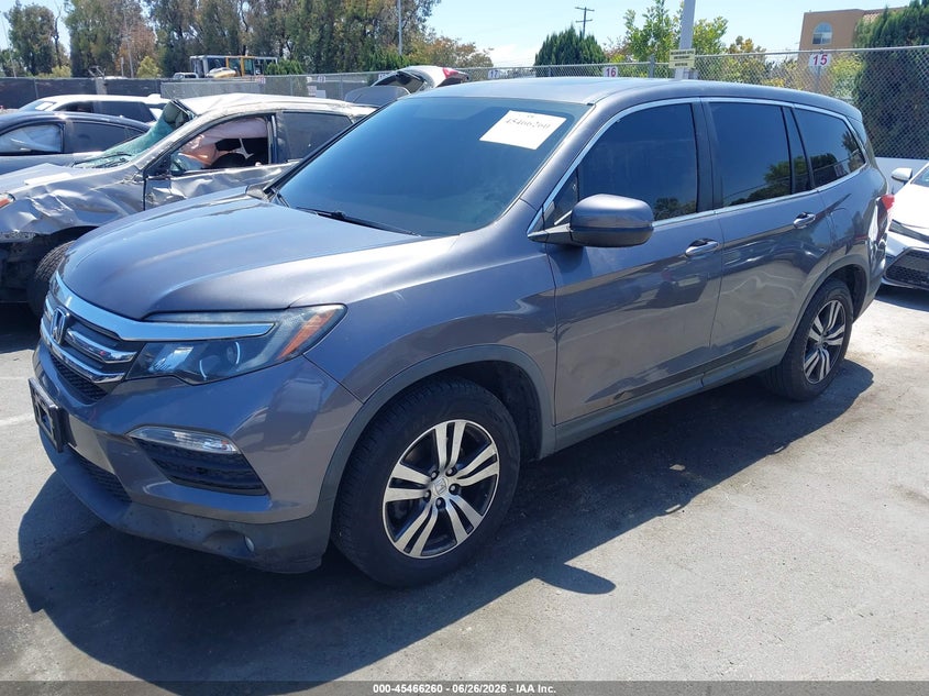 Vin: 5fnyf5h79hb023290, lot: 45964397, honda pilot ex-l 20172