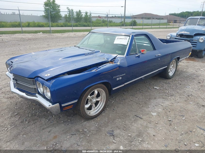 1970 Chevrolet El Camino, Дах, IAAI, VIN 136800L207038 — фото 2