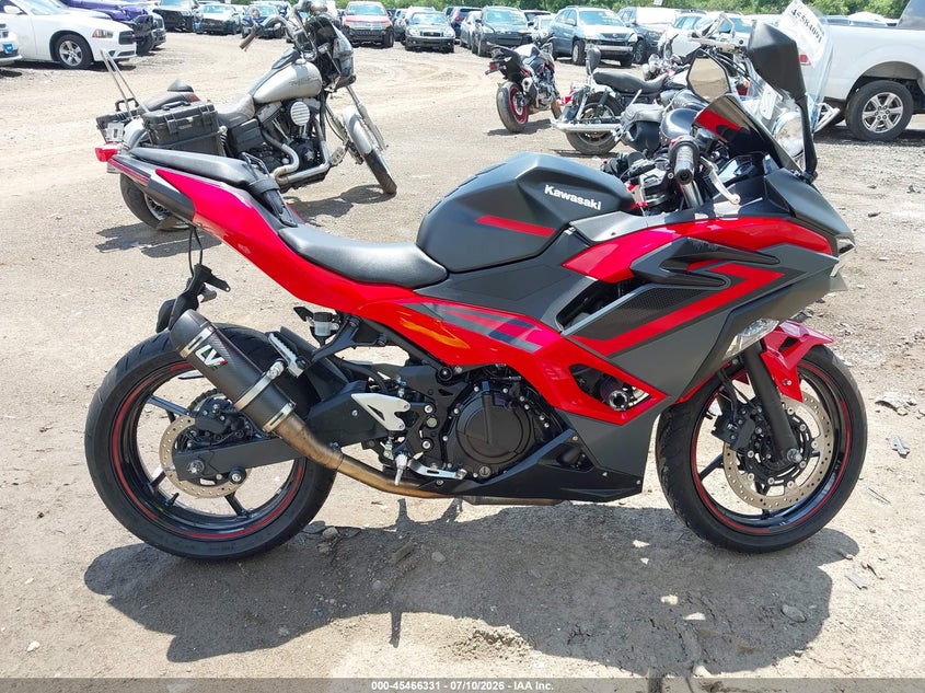2025 Kawasaki Ex500 VIN: ML5EXGG11SDA66610 Lot: 45466331